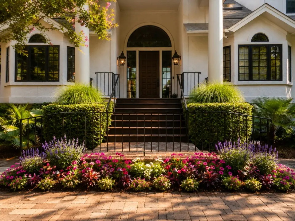 Seasonal flowers and additional landscape services