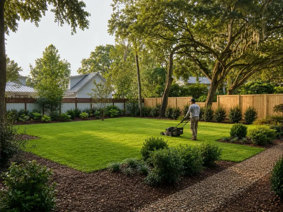 Complete landscape maintenance package